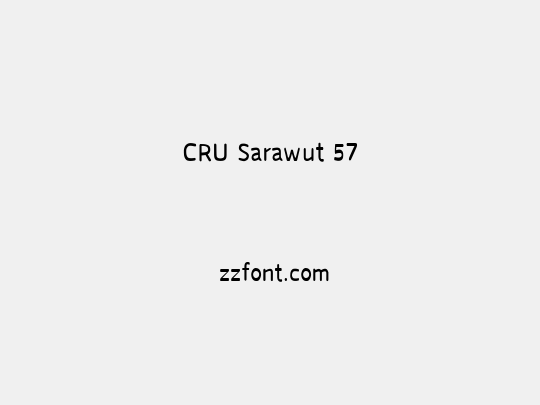 CRU Sarawut 57