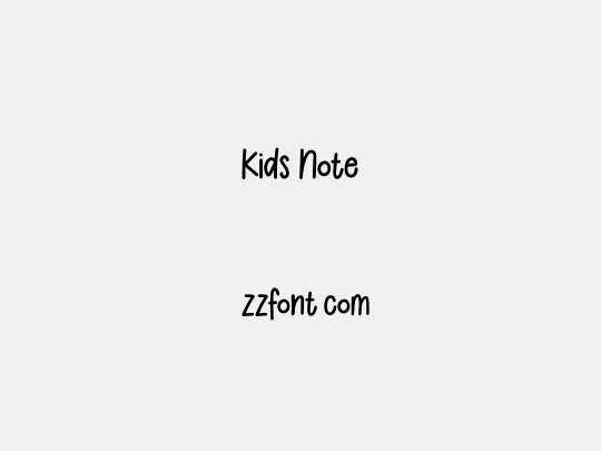 Kids Note