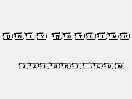 Eyes Only Outline Wavy