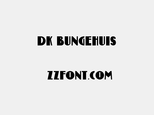 DK Bungehuis