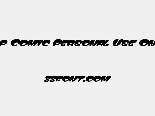 Top Comic Personal Use Only