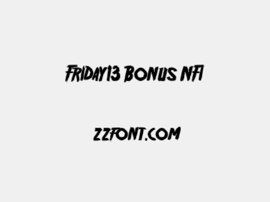 Friday13 Bonus NFI
