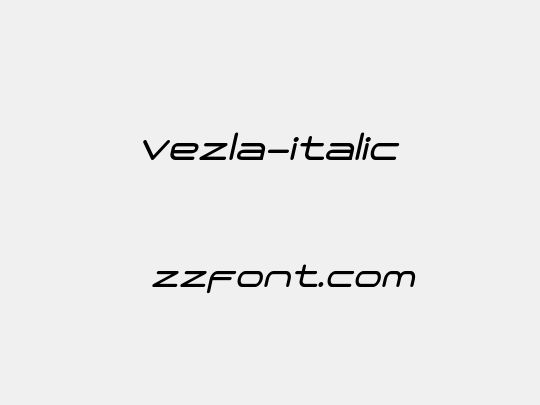 Vezla-italic