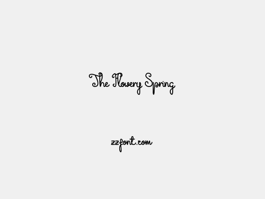 The Flowery Spring