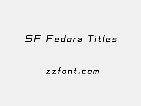 SF Fedora Titles