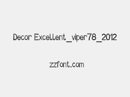 Decor Excellent_viper78_2012