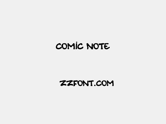 Comic Note