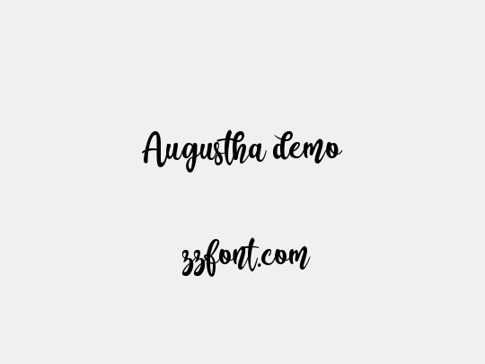 Augustha demo