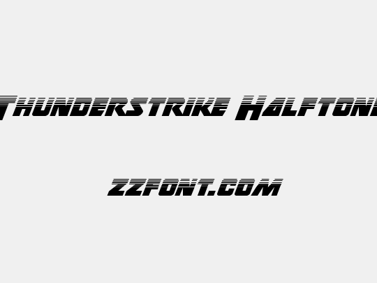 Thunderstrike Halftone