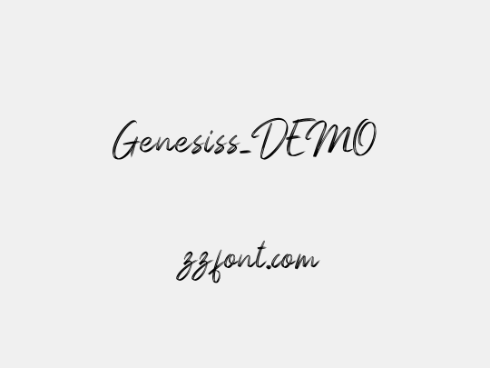 Genesiss_DEMO