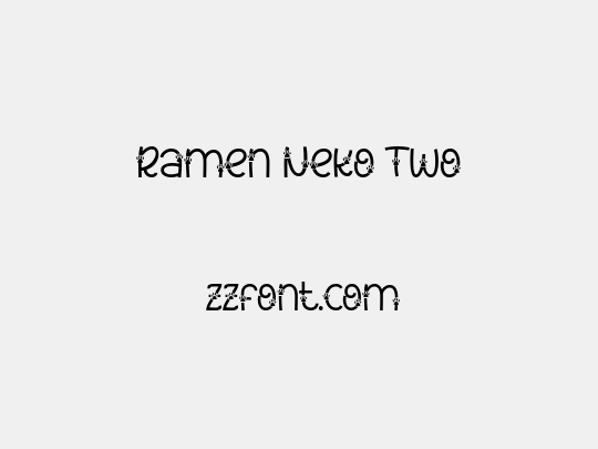 Ramen Neko Two