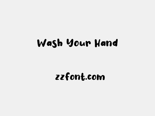 Wash Your Hand