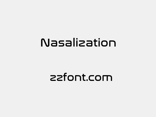 Nasalization