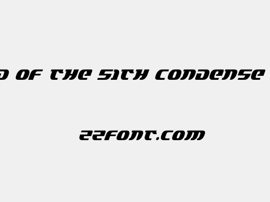 Lord of the Sith Condense Ital