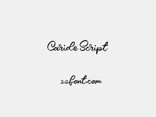 Caride Script