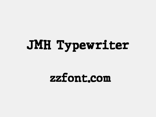 JMH Typewriter