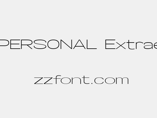 Specify PERSONAL Extraexpanded