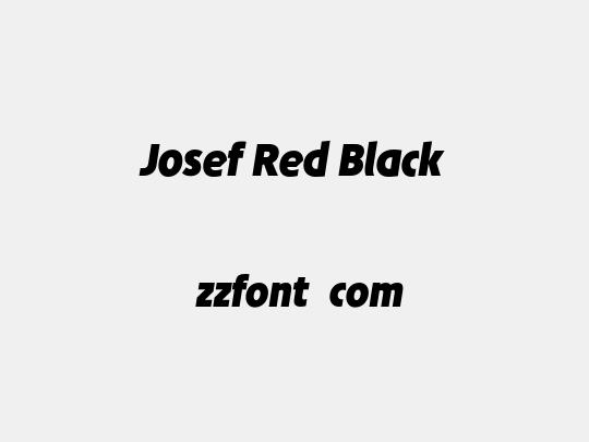 Josef Red Black