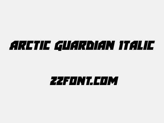 Arctic Guardian Italic