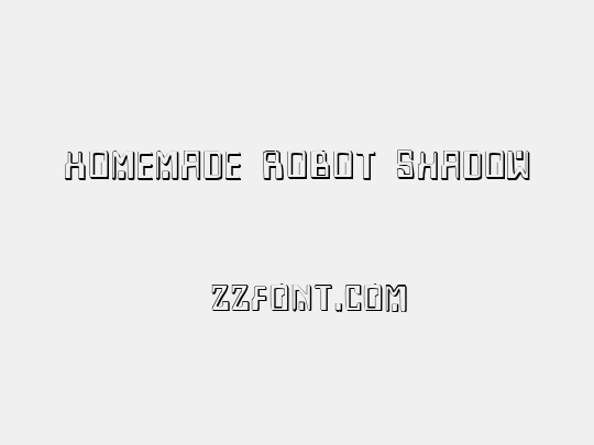 Homemade Robot Shadow