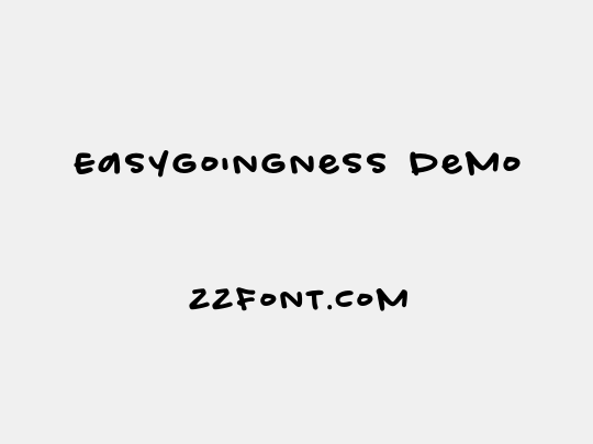 Easygoingness Demo