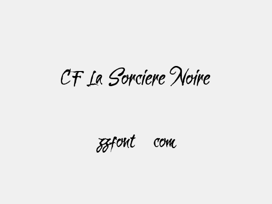 CF La Sorciere Noire