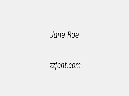 Jane Roe