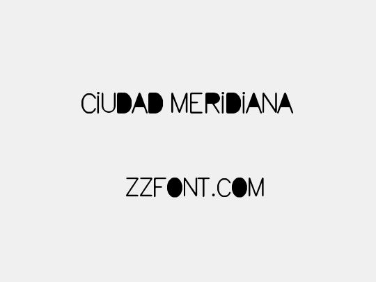 Ciudad Meridiana