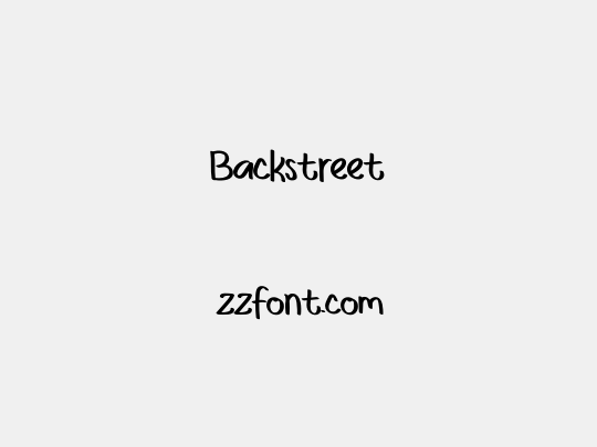 Backstreet