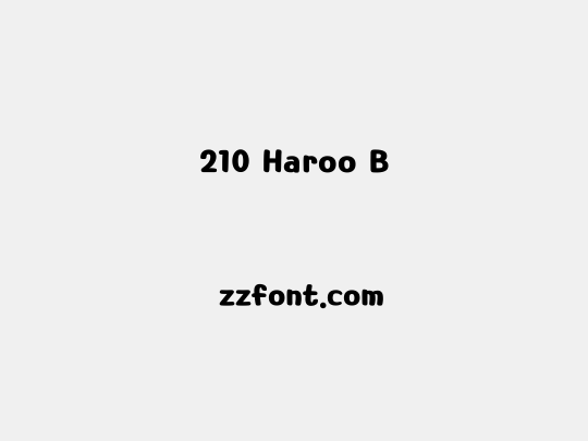 210 Haroo B