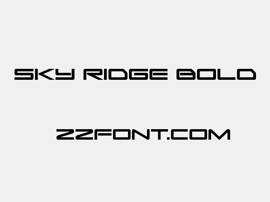 Sky Ridge Bold