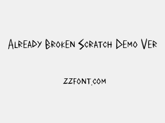 Already Broken Scratch Demo Ver