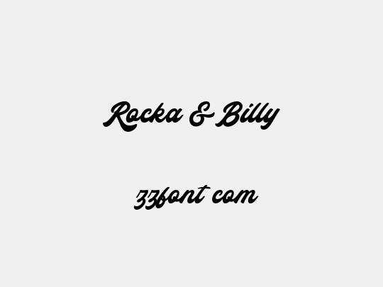 Rocka & Billy