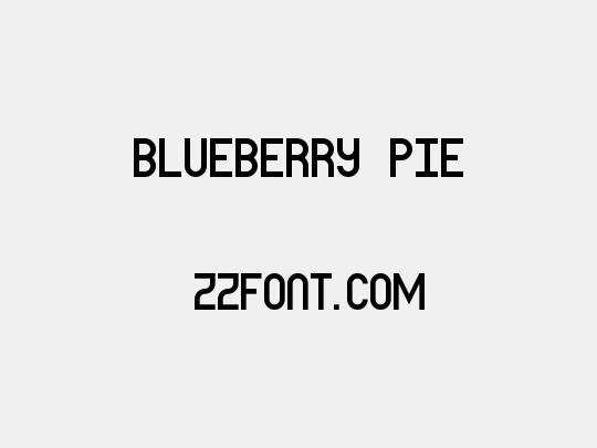 Blueberry Pie