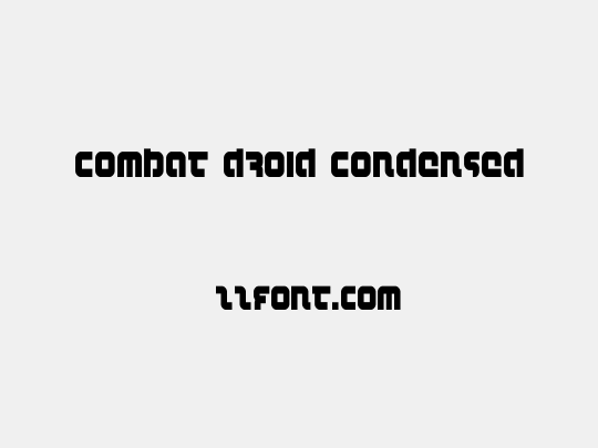 Combat Droid Condensed