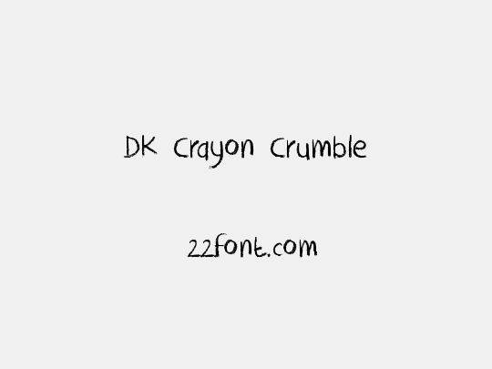 DK Crayon Crumble