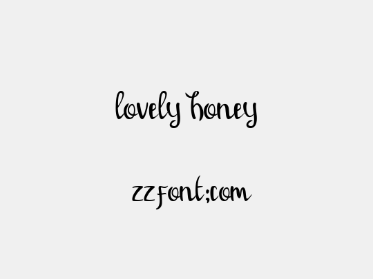 lovely honey