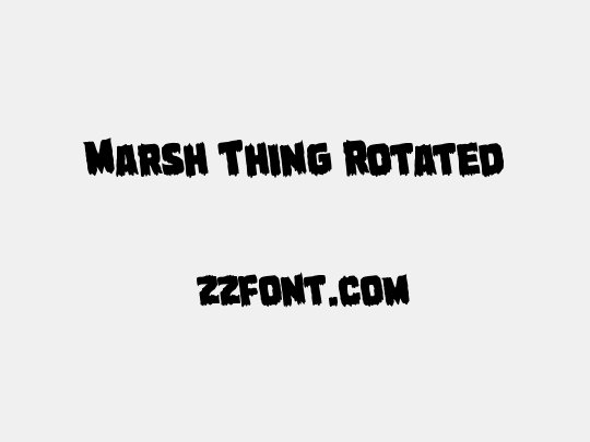 Marsh Thing Rotated