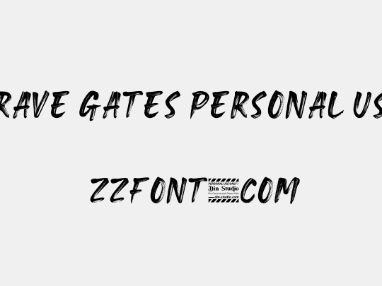 Brave Gates Personal use