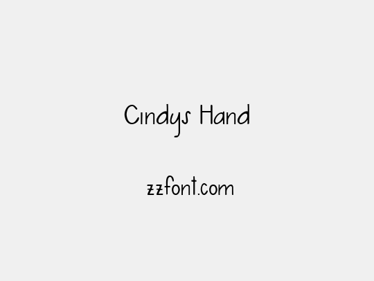 Cindys Hand