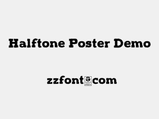 Halftone Poster Demo