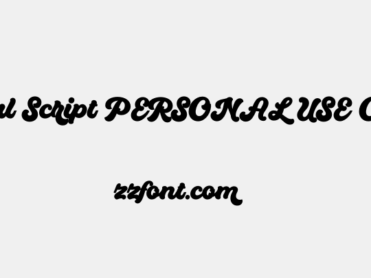 Quintal Script PERSONAL USE ONLY