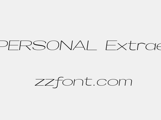Specify PERSONAL Extraexpanded