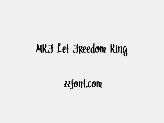 MRF Let Freedom Ring