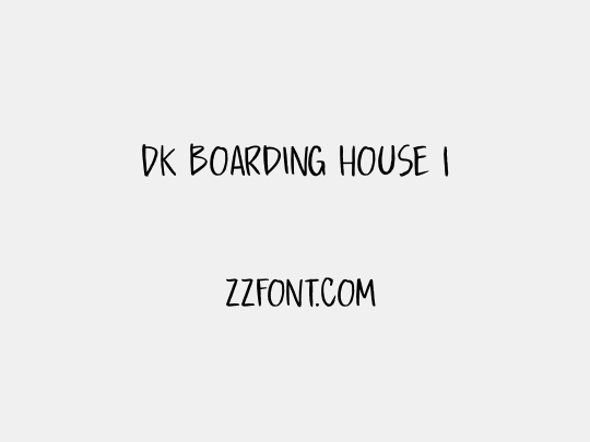 DK Boarding House I