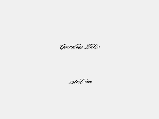 Gearstone Italic