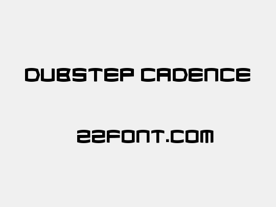 Dubstep Cadence