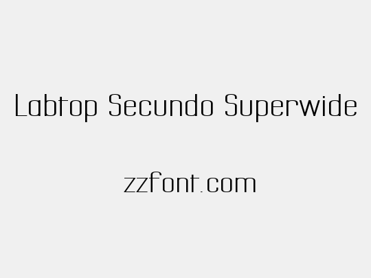 Labtop Secundo Superwide