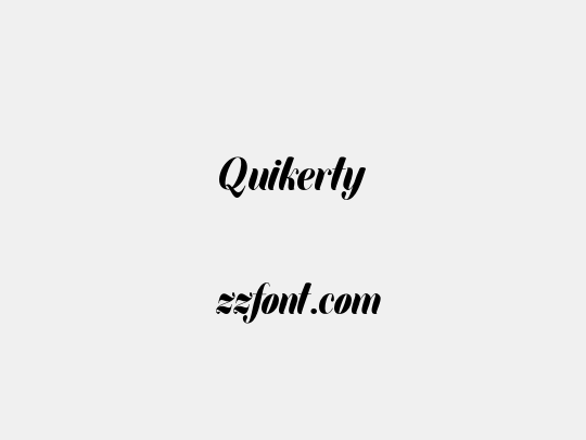 Quikerty