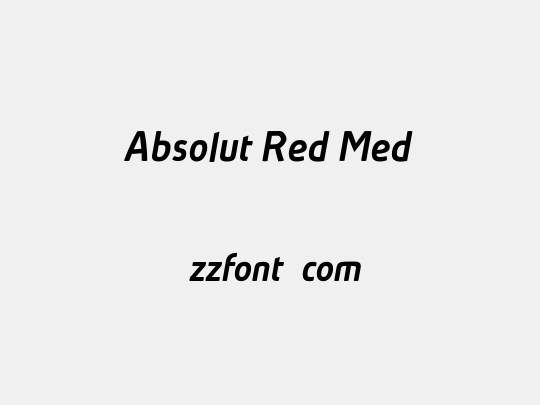 Absolut Red Med